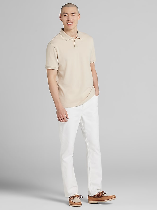 Awearness Kenneth Cole Slim Fit Jacquard Dot Polo