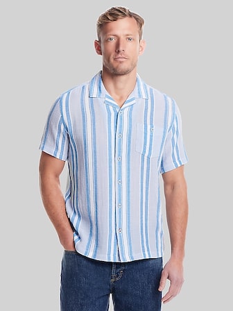 Slim Fit Breathable Button Up Shirt