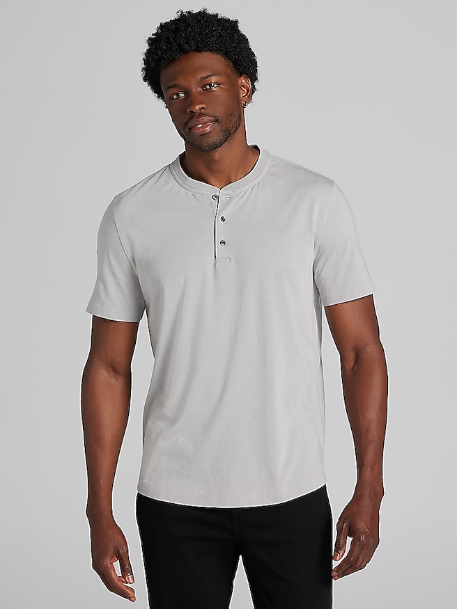 Tシャツ・カットソー BARROW Men T-shirt Grey S5BWUATH045 107 Everywear Tee - Dark Grey | Athletic Shirt | One Bone Brand