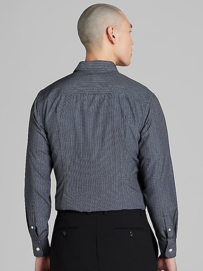 Awearness Kenneth Cole Slim Fit 4-Way Stretch Button Up Shirt