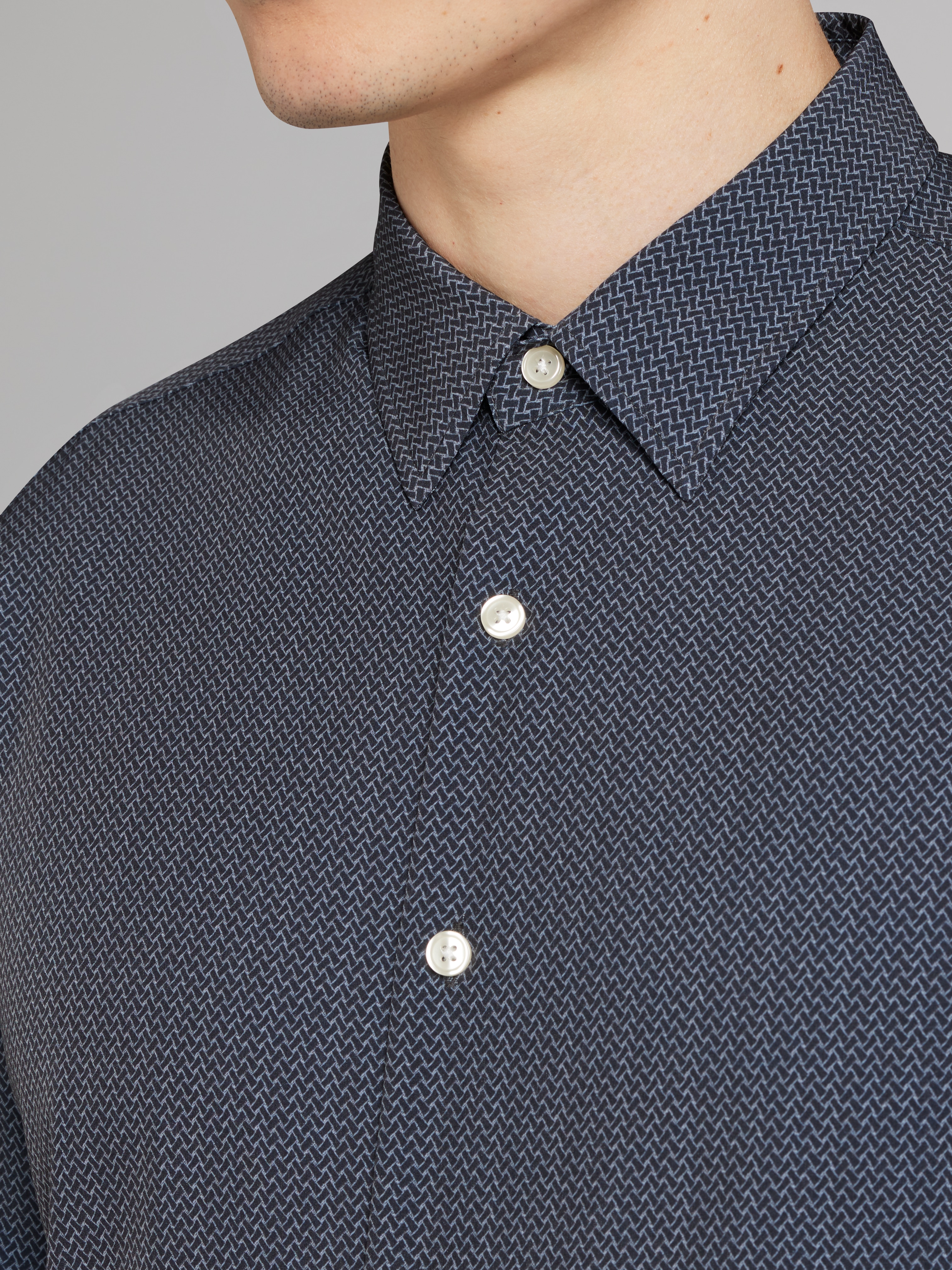 Slim Fit 4-Way Stretch Button Up Shirt