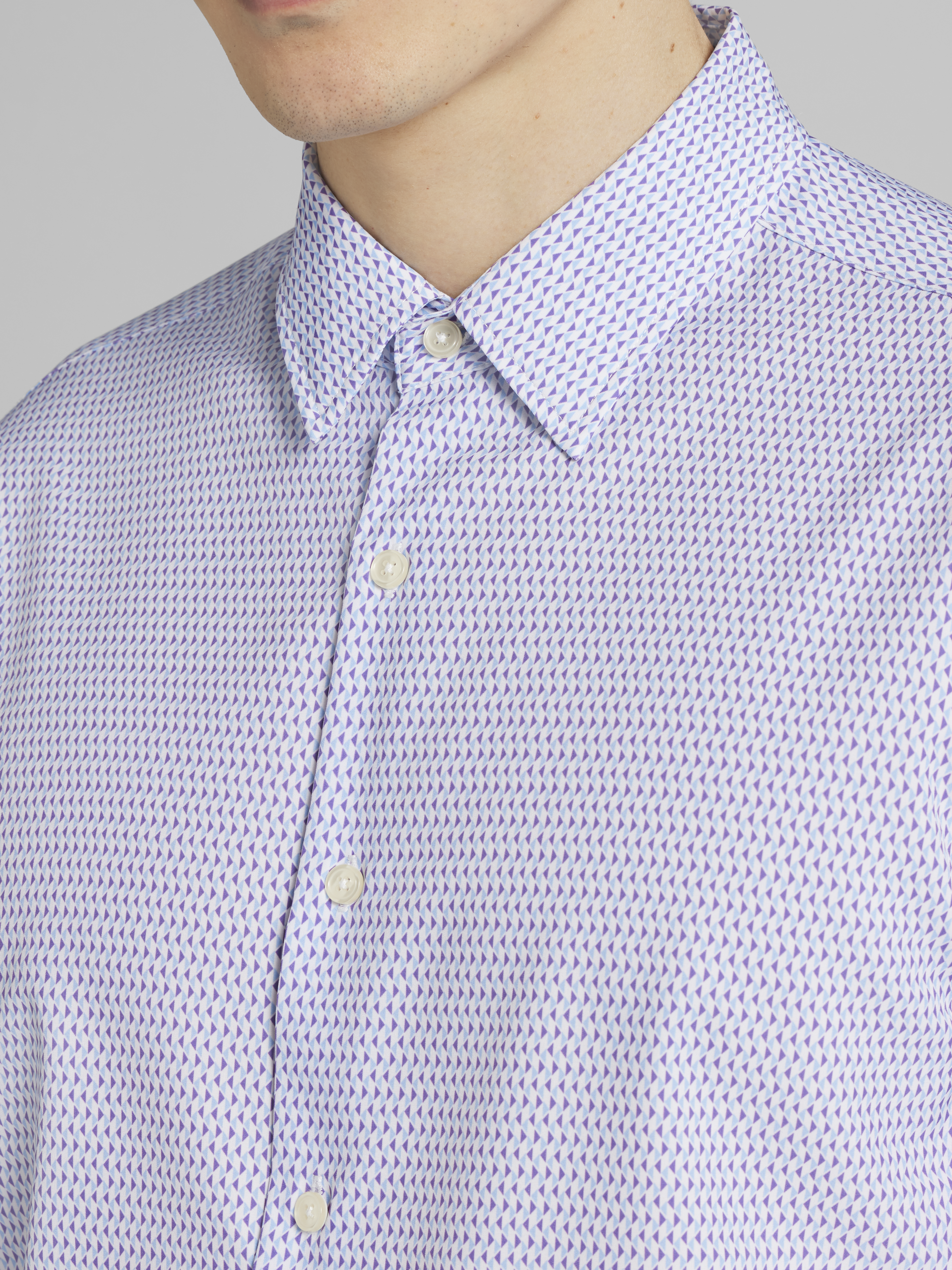 Slim Fit 4-Way Stretch Button Up Shirt