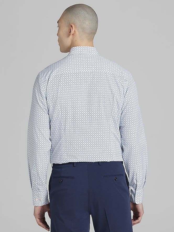 Awearness Kenneth Cole Slim Fit 4-Way Stretch Button Up Shirt