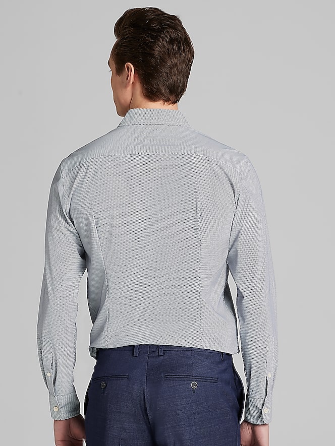 Awearness Kenneth Cole Slim Fit 4-Way Stretch Button Up Shirt