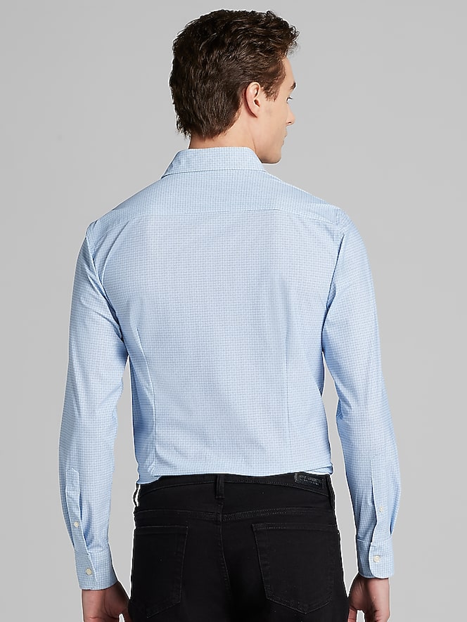 Awearness Kenneth Cole Slim Fit 4-Way Stretch Button Up Shirt