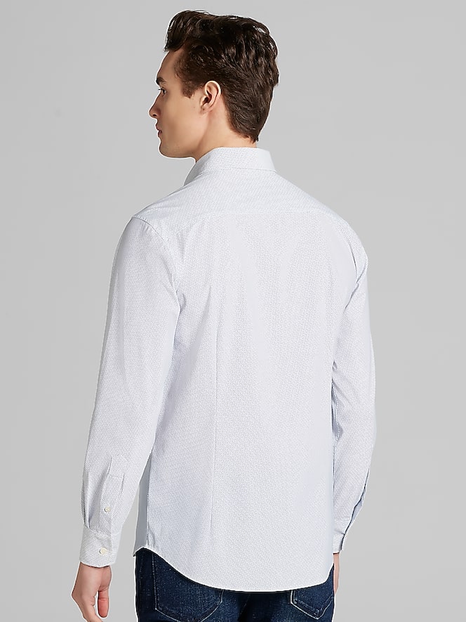 Awearness Kenneth Cole Slim Fit 4-Way Stretch Button Up Shirt