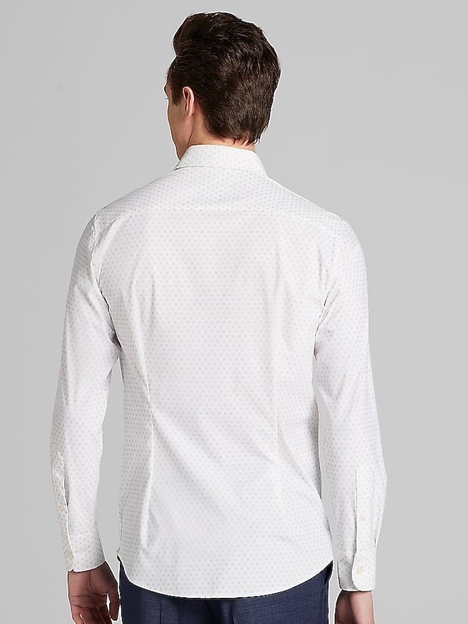Awearness Kenneth Cole Slim Fit 4-Way Stretch Button Up Shirt