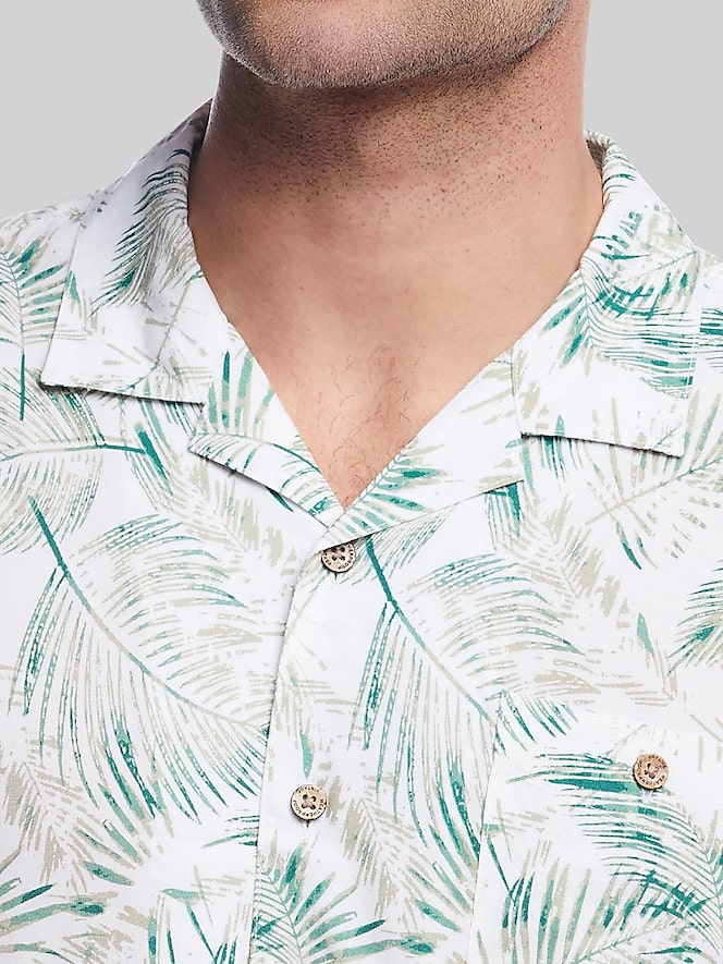 Weatherproof Vintage Classic Fit Short Sleeve Camp Shirt