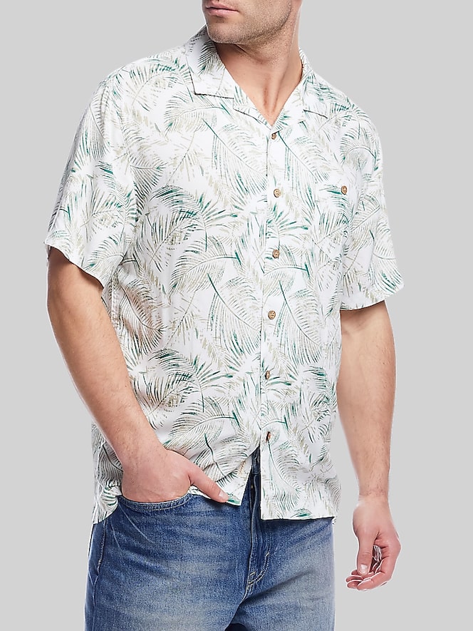 Weatherproof Vintage Classic Fit Short Sleeve Camp Shirt