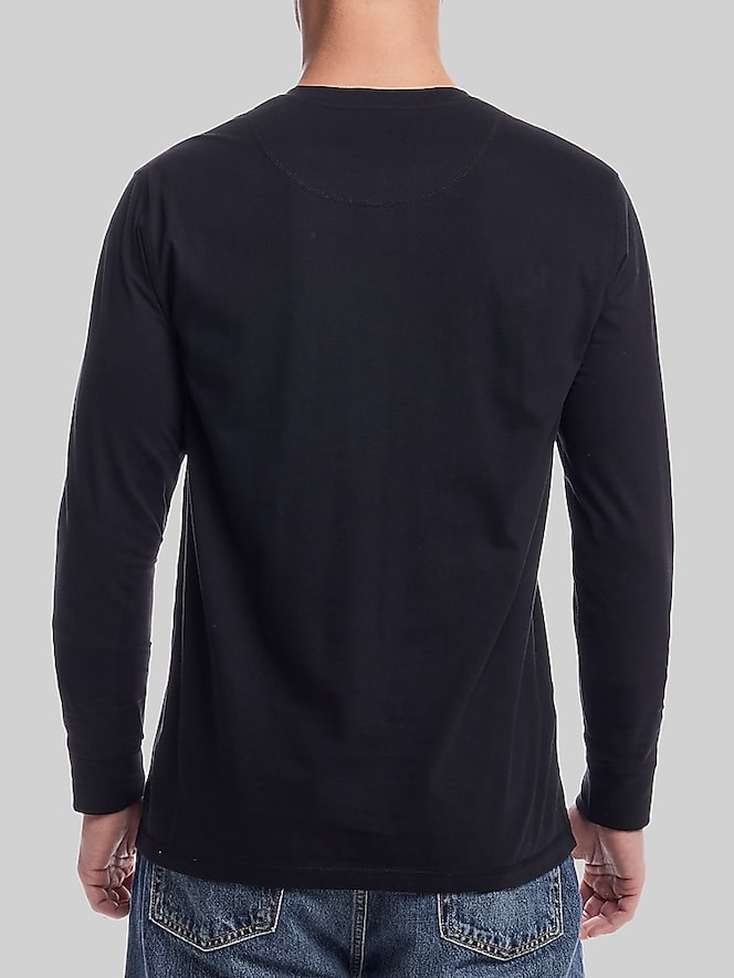 Weatherproof Vintage Classic Fit Brushed Jersey Henley