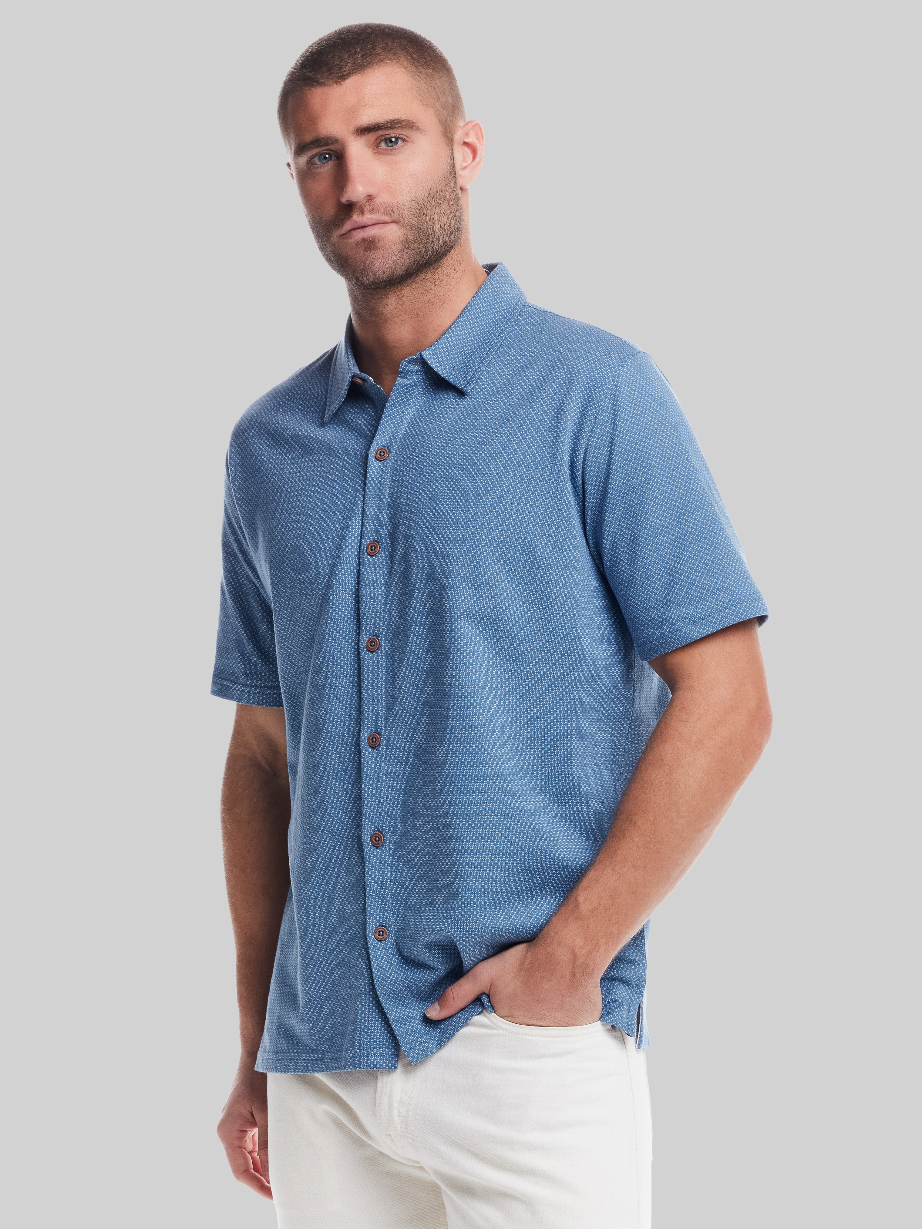 Classic Fit Button Up Shirt