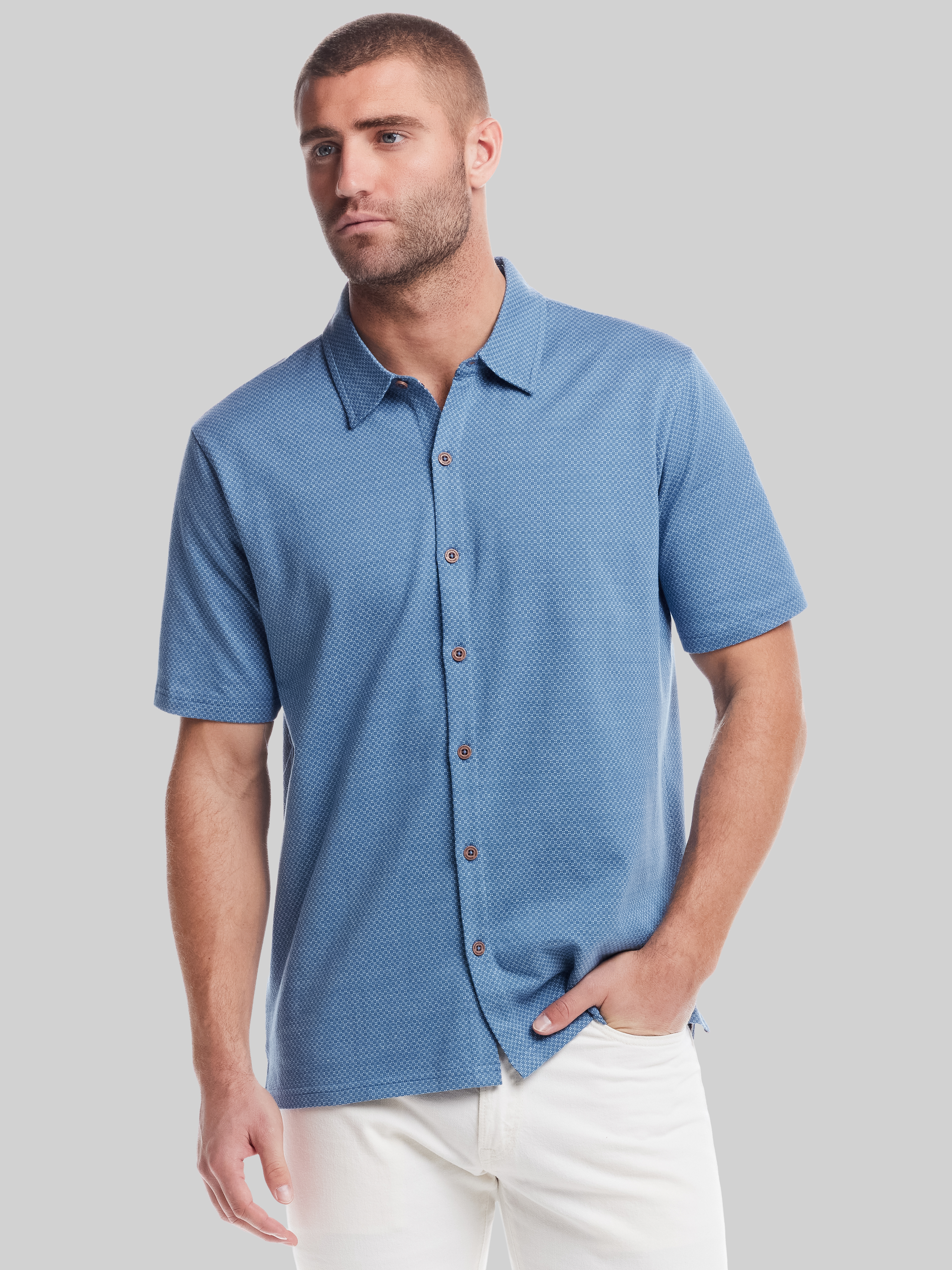 Classic Fit Button Up Shirt