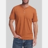 Weatherproof Vintage Classic Fit Short Sleeve Sueded Jersey Henley