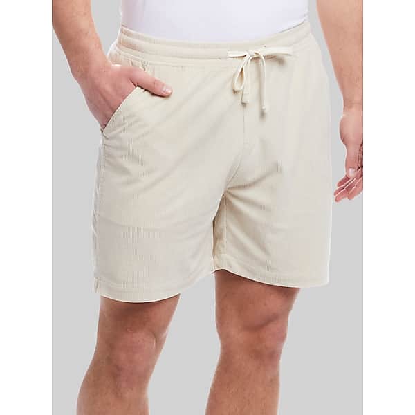Weatherproof Vintage Men's Classic Fit Corduroy Short Cream - Size: XXL TMW6BLF50025
