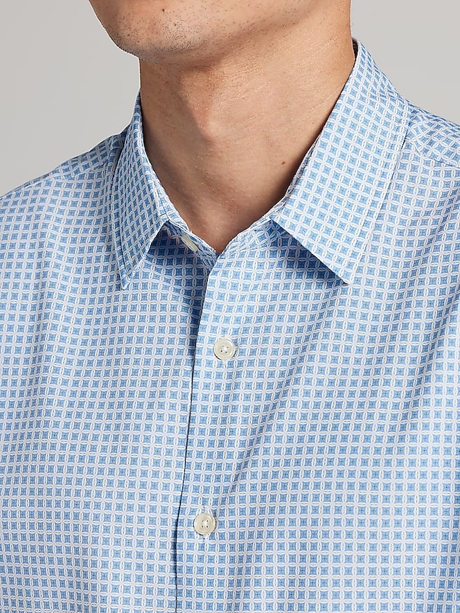 Awearness Kenneth Cole Slim Fit 4-Way Stretch Button Up Shirt