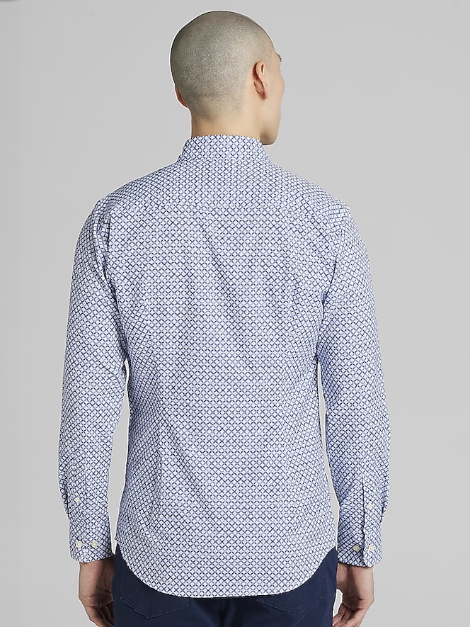Awearness Kenneth Cole Slim Fit 4-Way Stretch Button Up Shirt