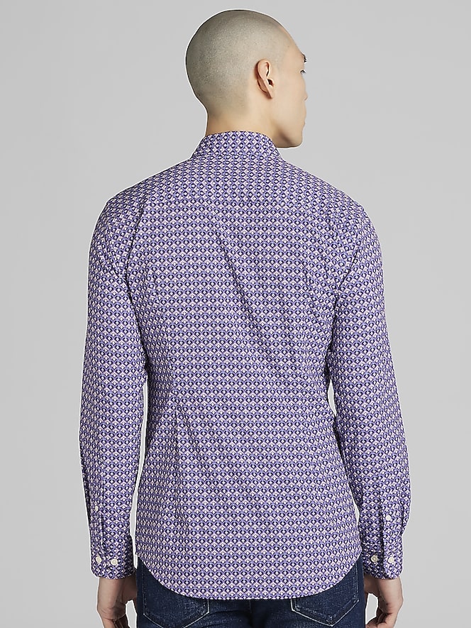Awearness Kenneth Cole Slim Fit 4-Way Stretch Button Up Shirt