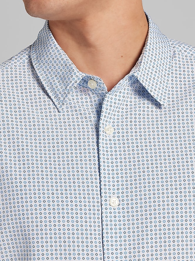Awearness Kenneth Cole Slim Fit 4-Way Stretch Button Up Shirt