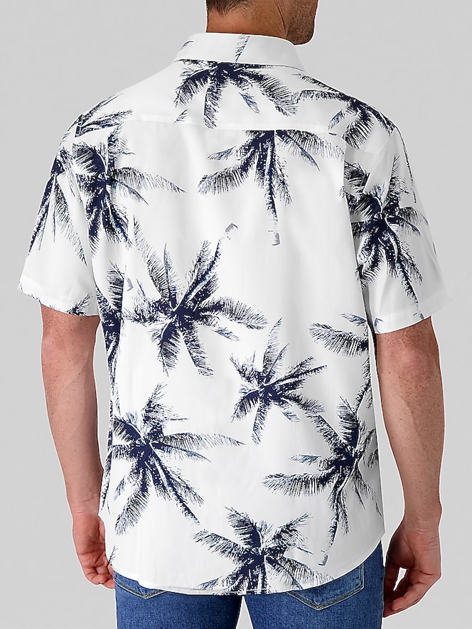 Report Collection Modern Fit 4-Way Stetch Button Up Shirt