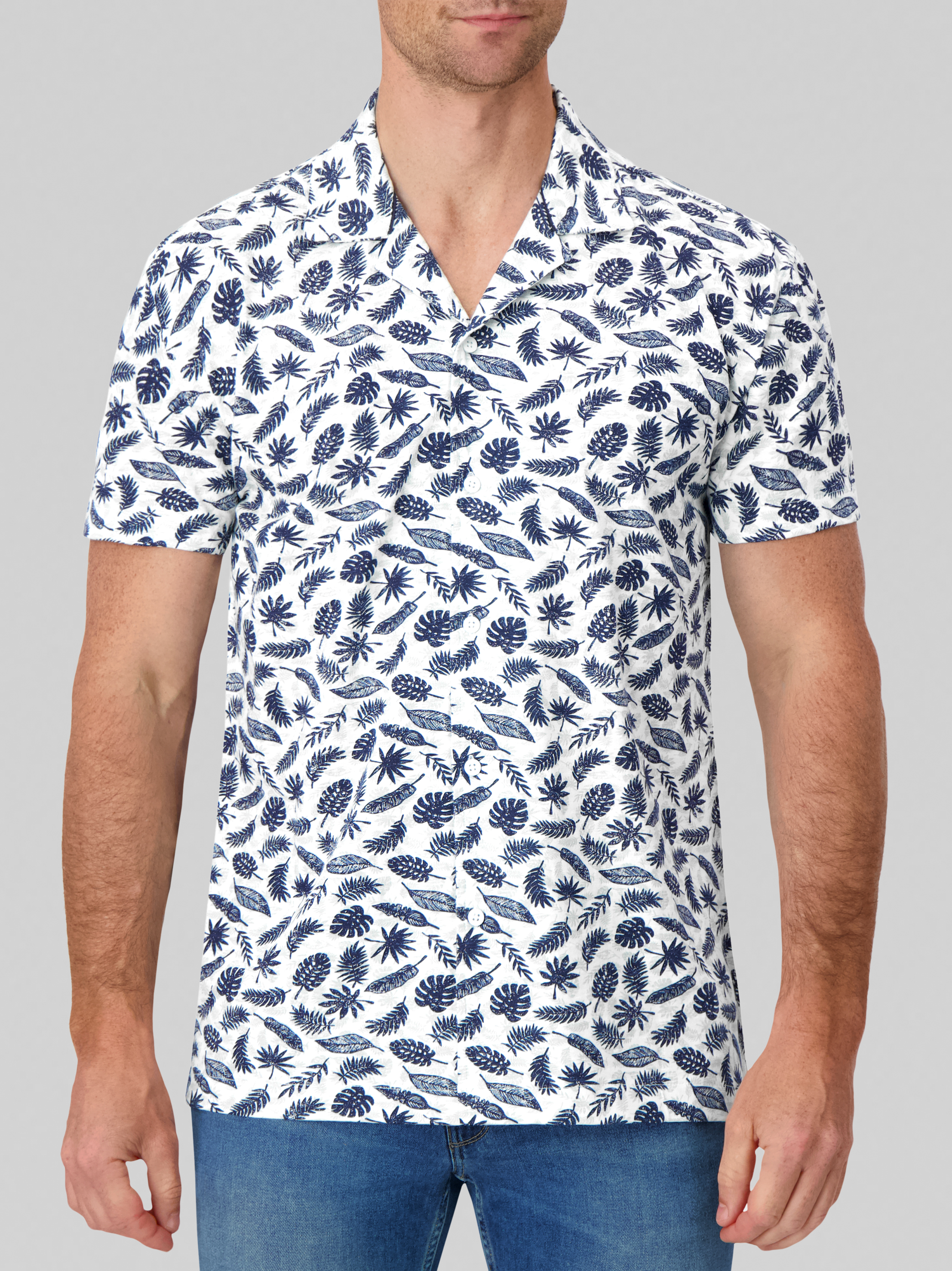 Modern Fit Cotton Camp Shirt