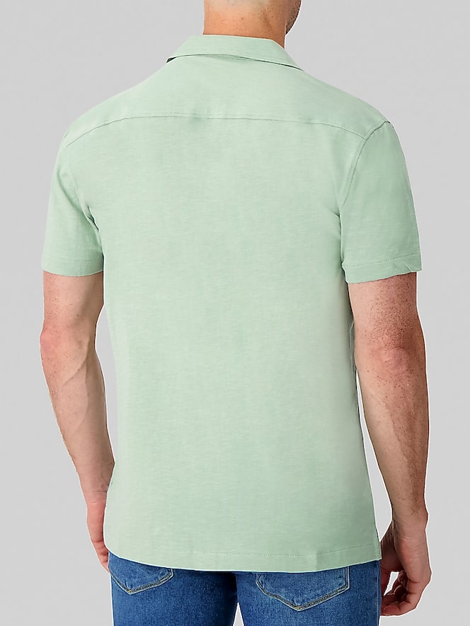 Report Collection Modern Fit Knit Slub Camp Shirt