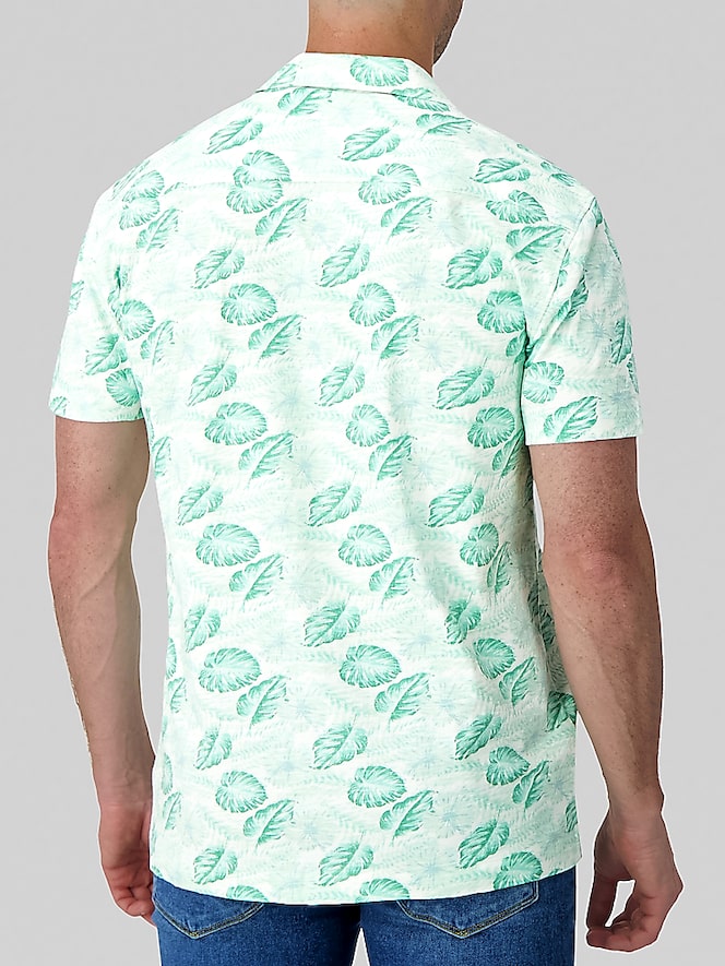 Report Collection Modern Fit Fern Short Sleeve Camp Shirt