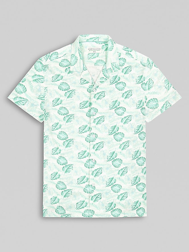 Report Collection Modern Fit Fern Short Sleeve Camp Shirt