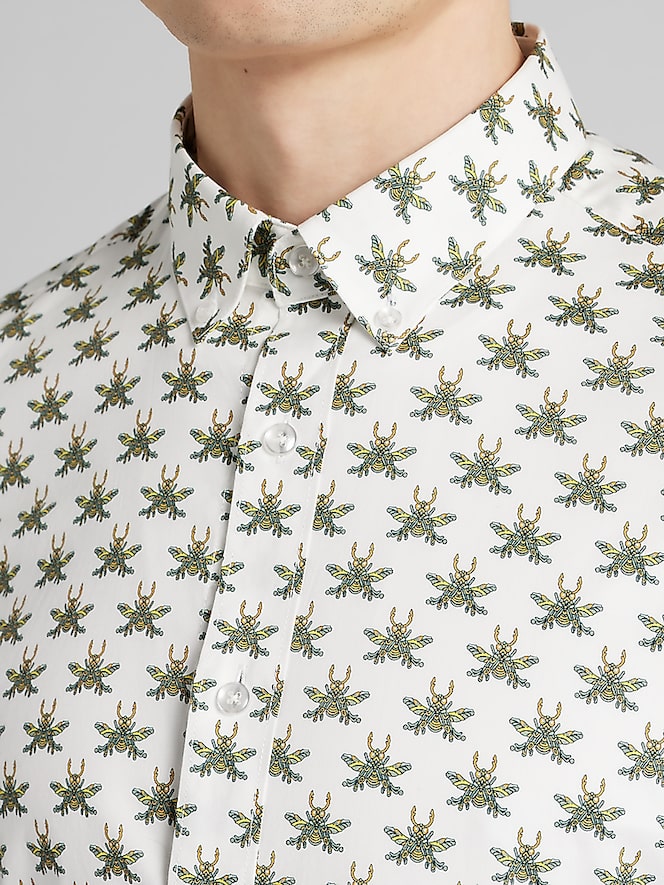Paisley &Amp; Gray Slim Fit Button Up Shirt