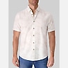 Report Collection Modern Fit Linen Blend Button Up Shirt