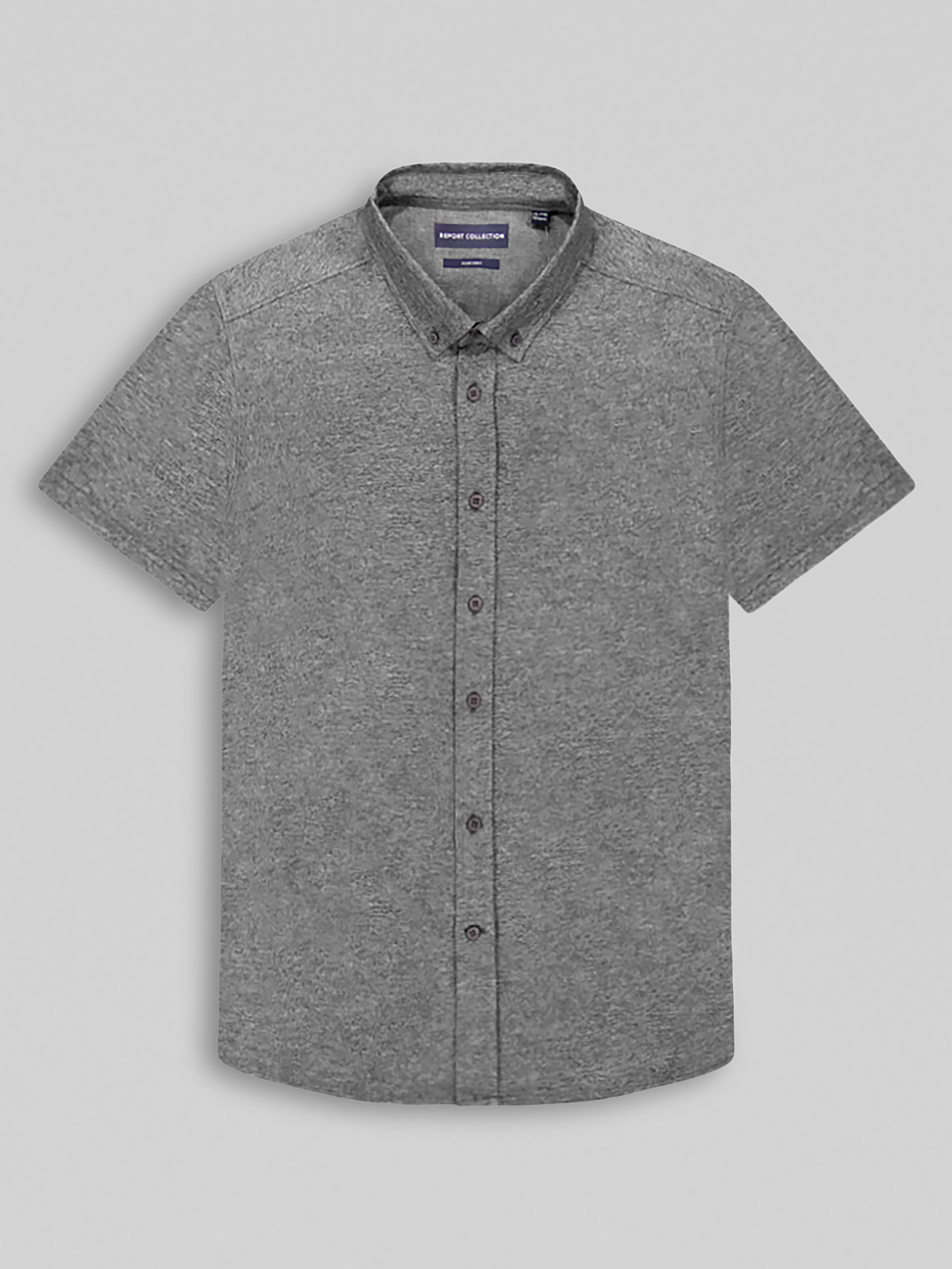 Modern Fit Pique Knit Button Up Shirt