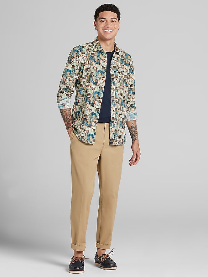 Paisley &Amp; Gray Slim Fit Button Up Shirt