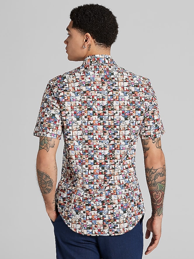 Paisley &Amp; Gray Slim Fit Button Up Shirt