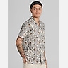 Paisley &Amp; Gray Slim Fit Camp Shirt
