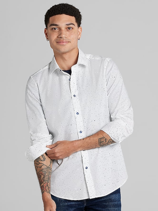 Paisley &Amp; Gray Slim Fit Button Up Shirt