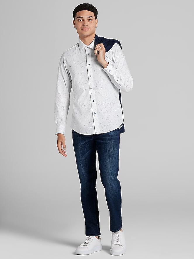 Paisley &Amp; Gray Slim Fit Button Up Shirt