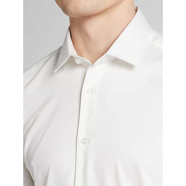 Paisley & Gray Men's Slim Fit Button Up Shirt White - Size: Small TMW6BWR10010