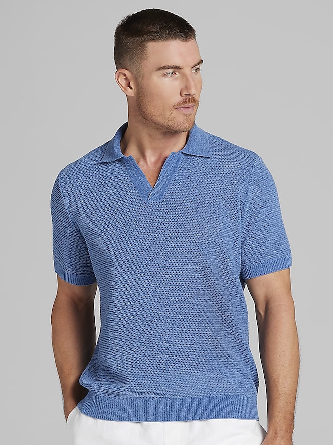 Men's Turquoise Western Desert Polo | Rock & Roll Denim