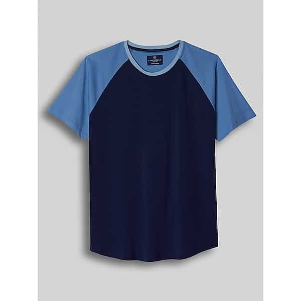 Con.Struct Men's Slim Fit Crewneck Tee Dark Blue - Size: XL TMW6BXW40026