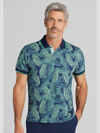 Slim Fit Ottoman Ribbed Polo