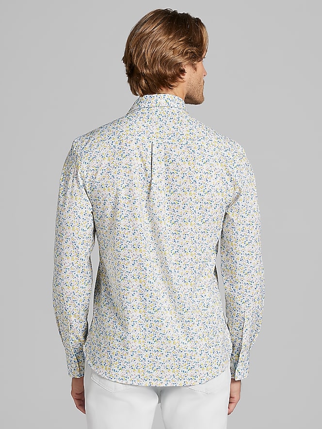 Con.Struct Slim Fit Performance 4-Way Stretch Button Up Shirt