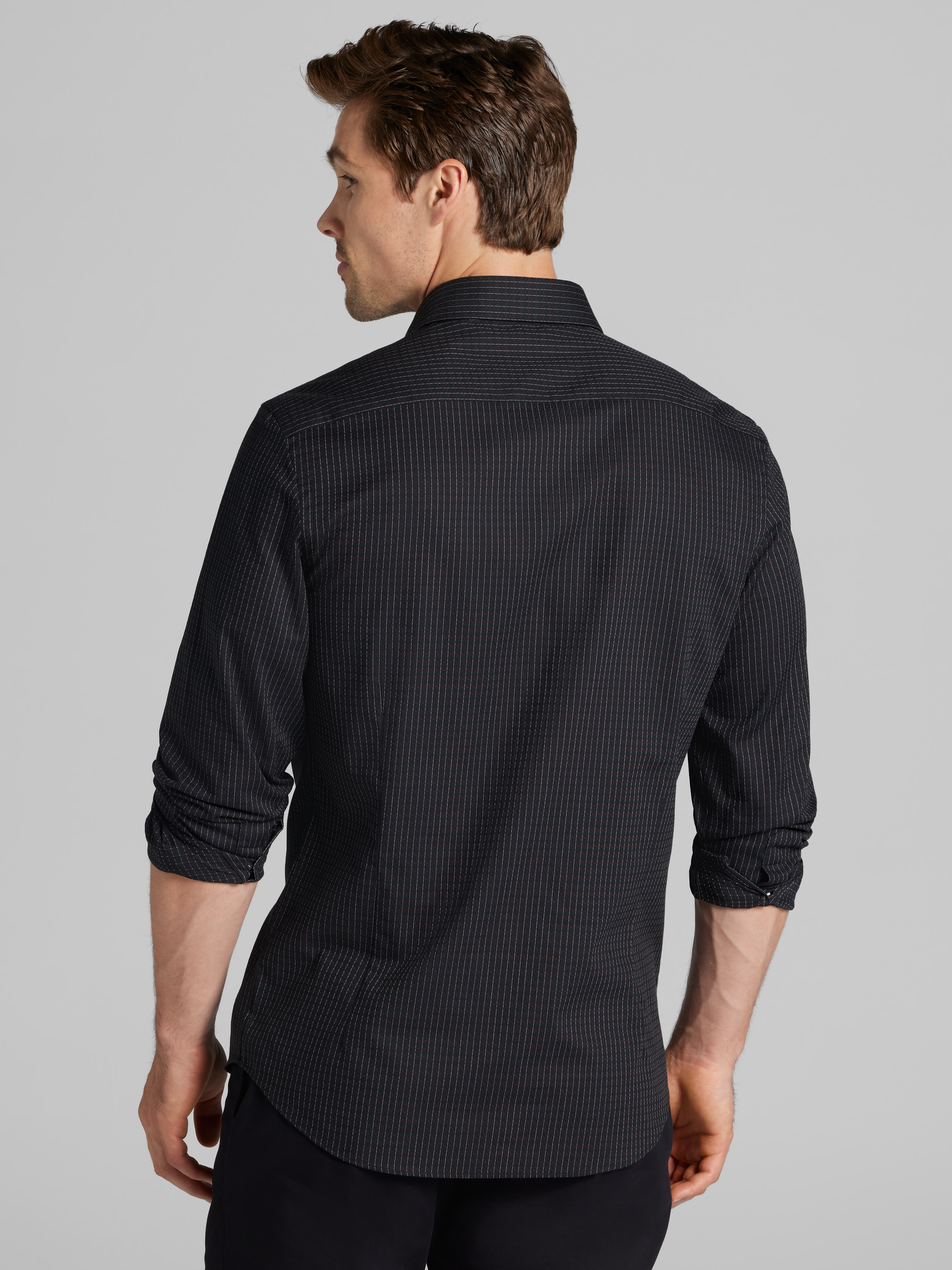CHILLFLEX Slim Fit Stripe Button Up Shirt