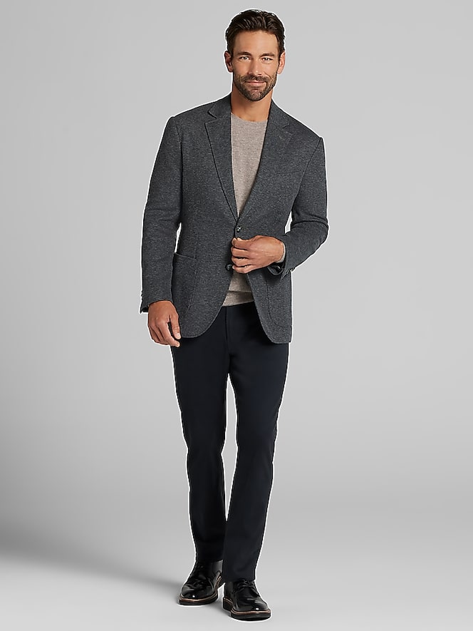 Joseph Abboud Modern Fit Pique Knit Blazer