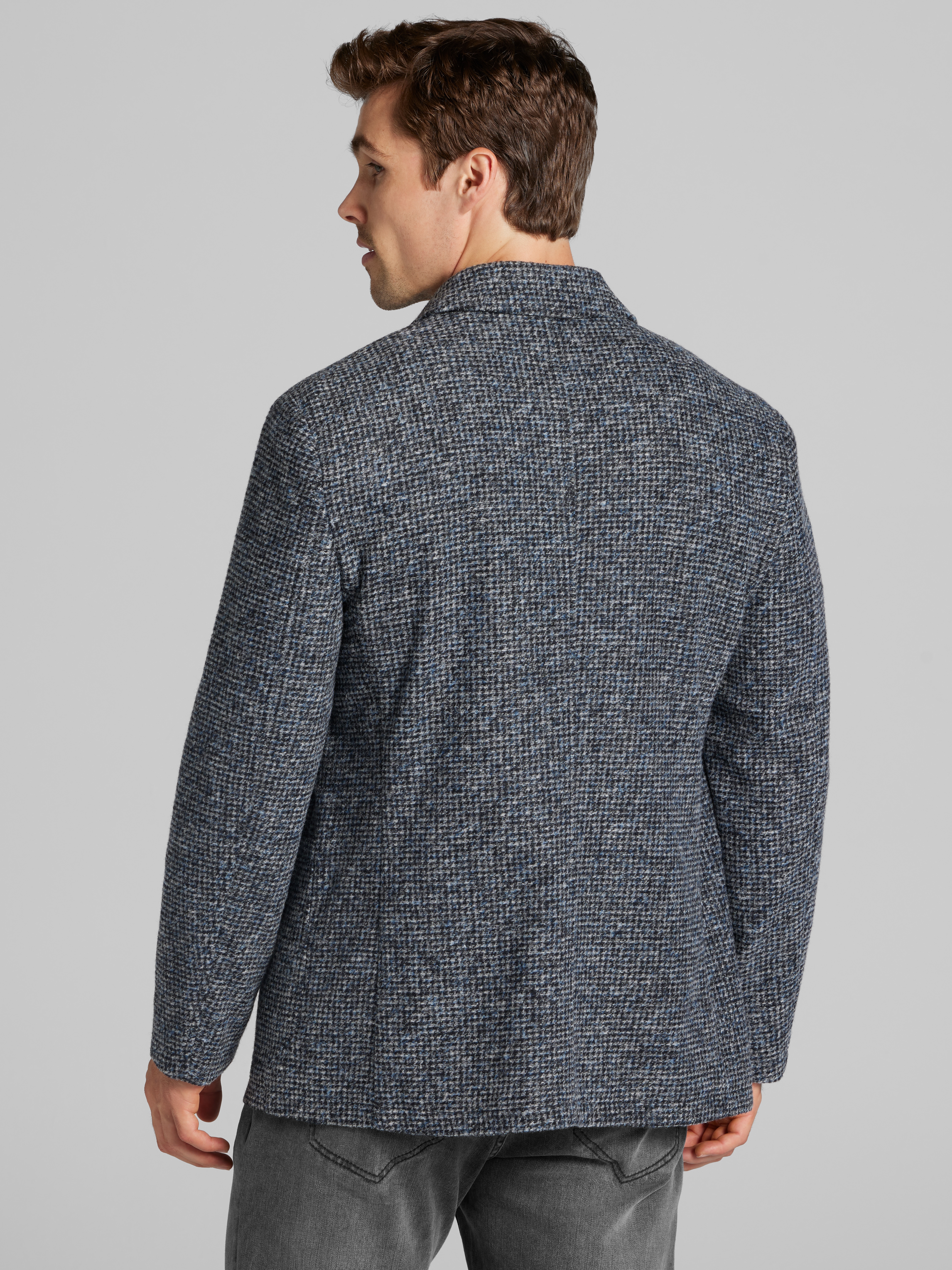 Modern Fit Check Hybrid Jacket