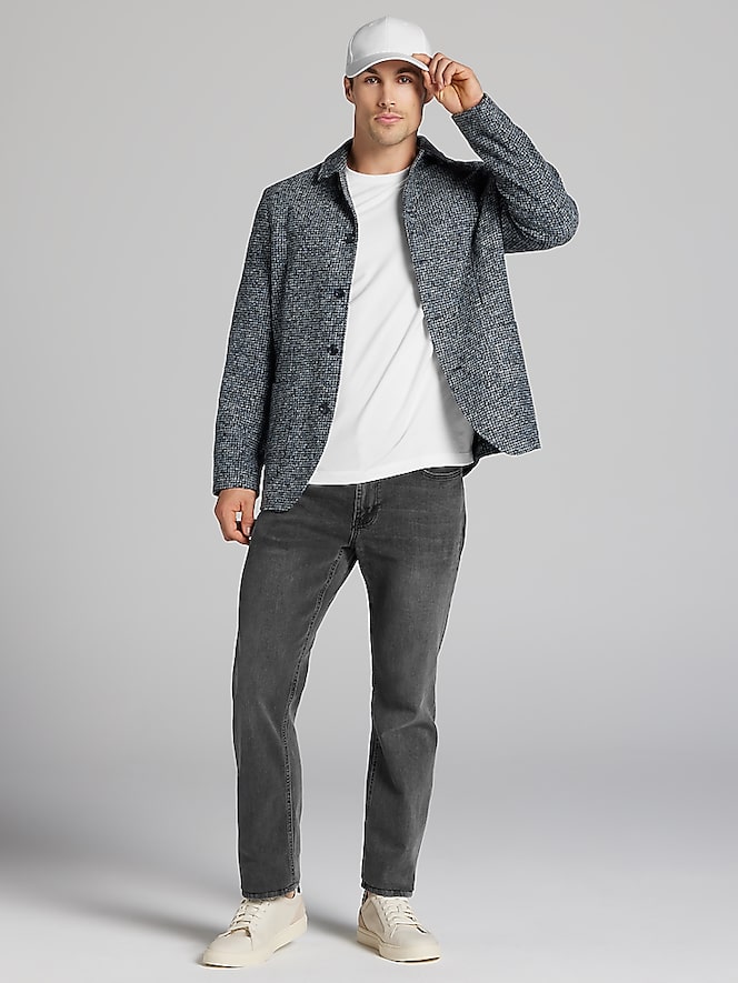 Joseph Abboud Modern Fit Check Hybrid Jacket