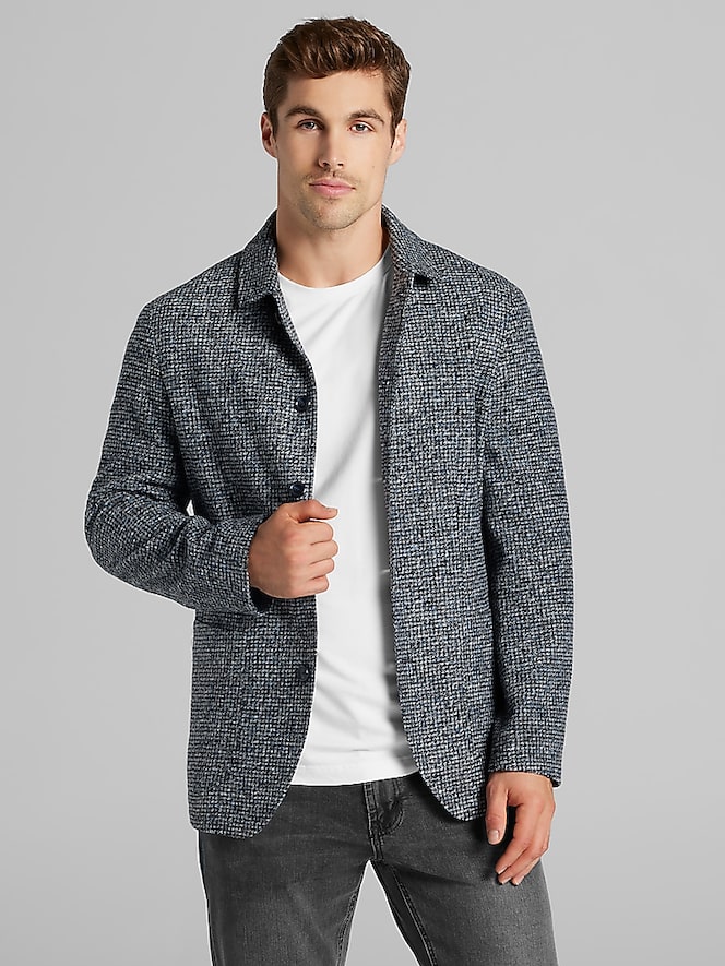 Joseph Abboud Modern Fit Check Hybrid Jacket