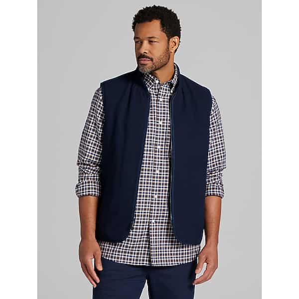 Joseph Abboud Men's Minimalistic Casual Vest Navy - Size: Large