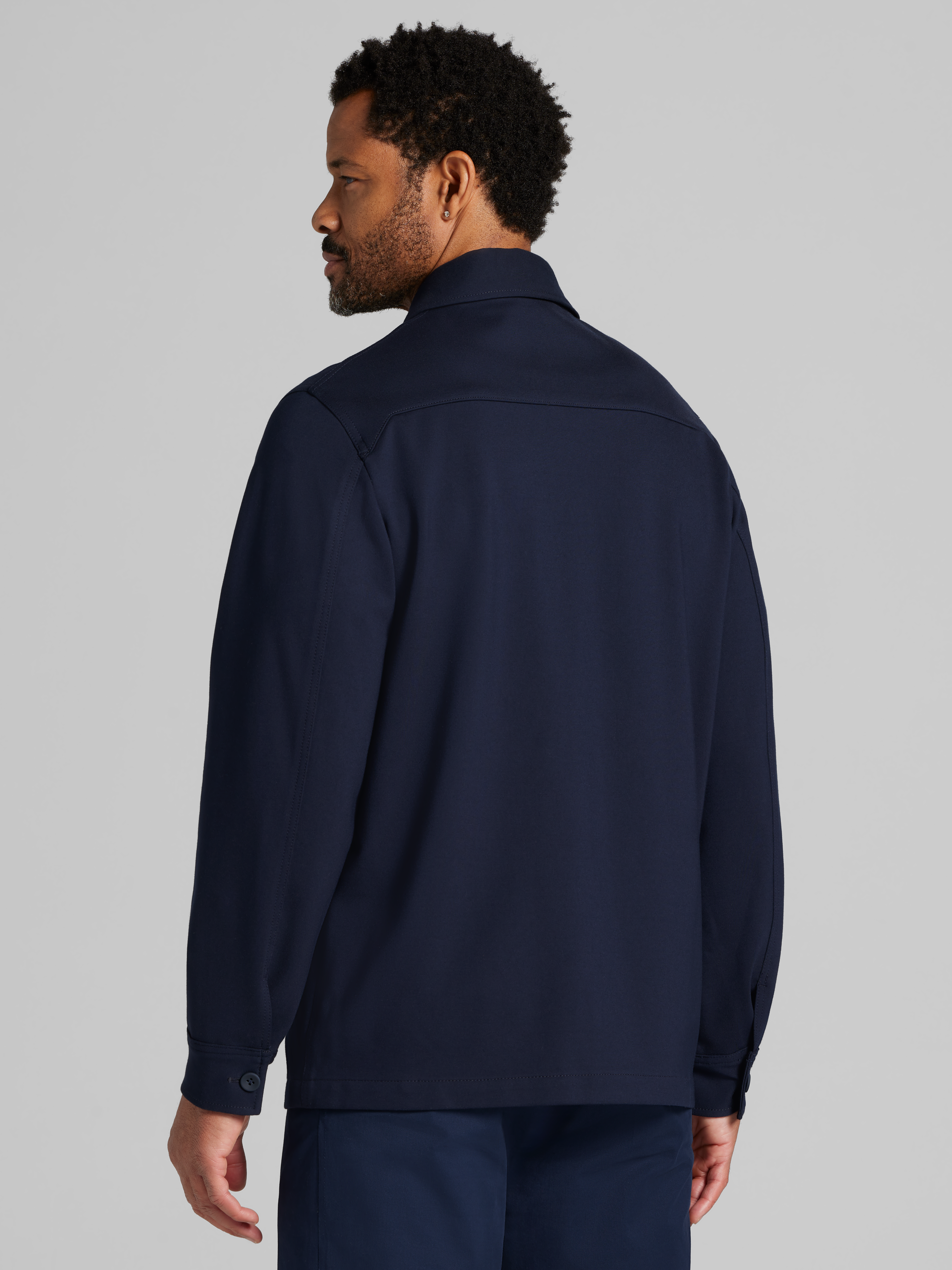 Stretch Shirt Jacket
