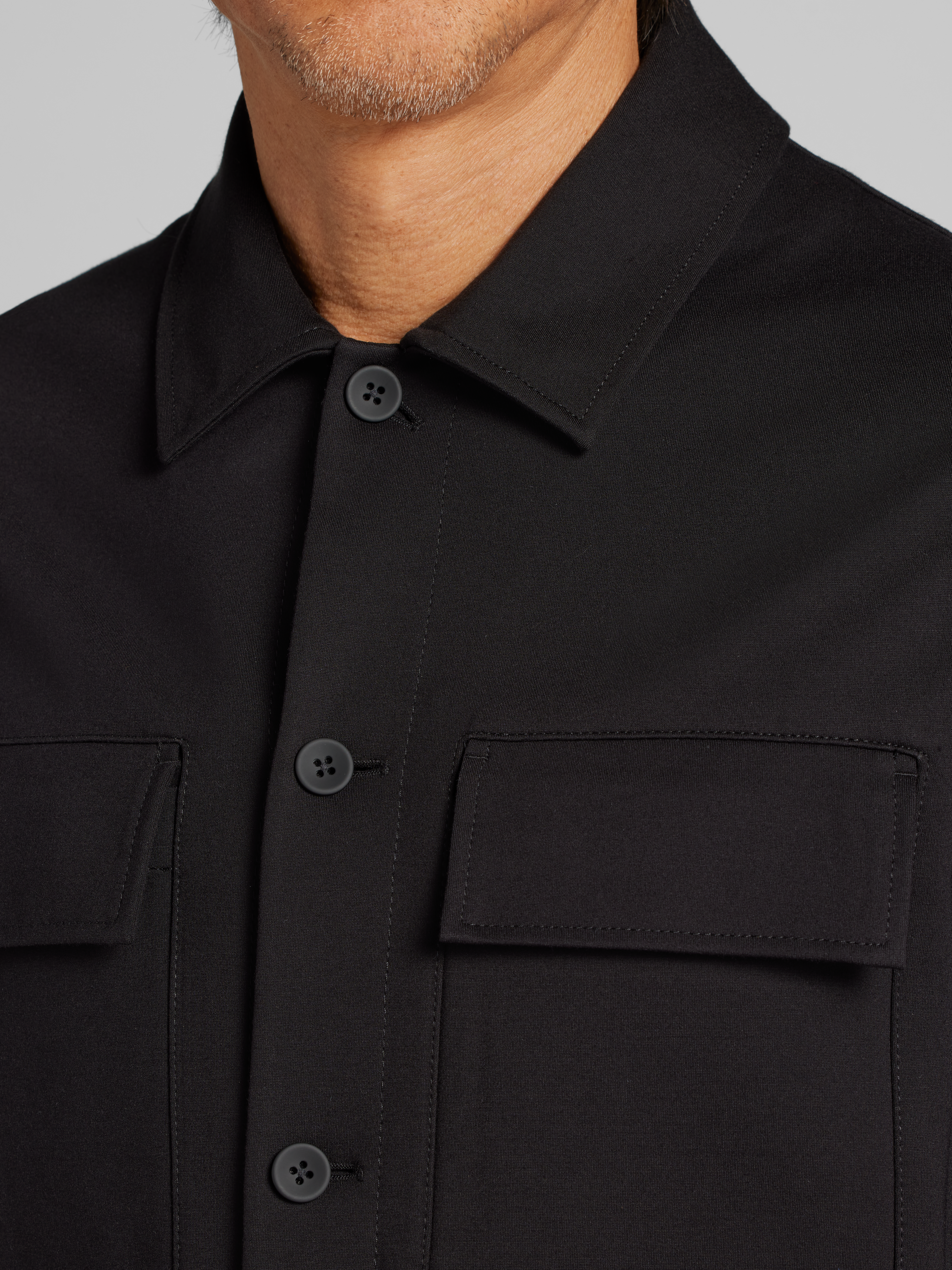 Modern Fit Shirt Jacket