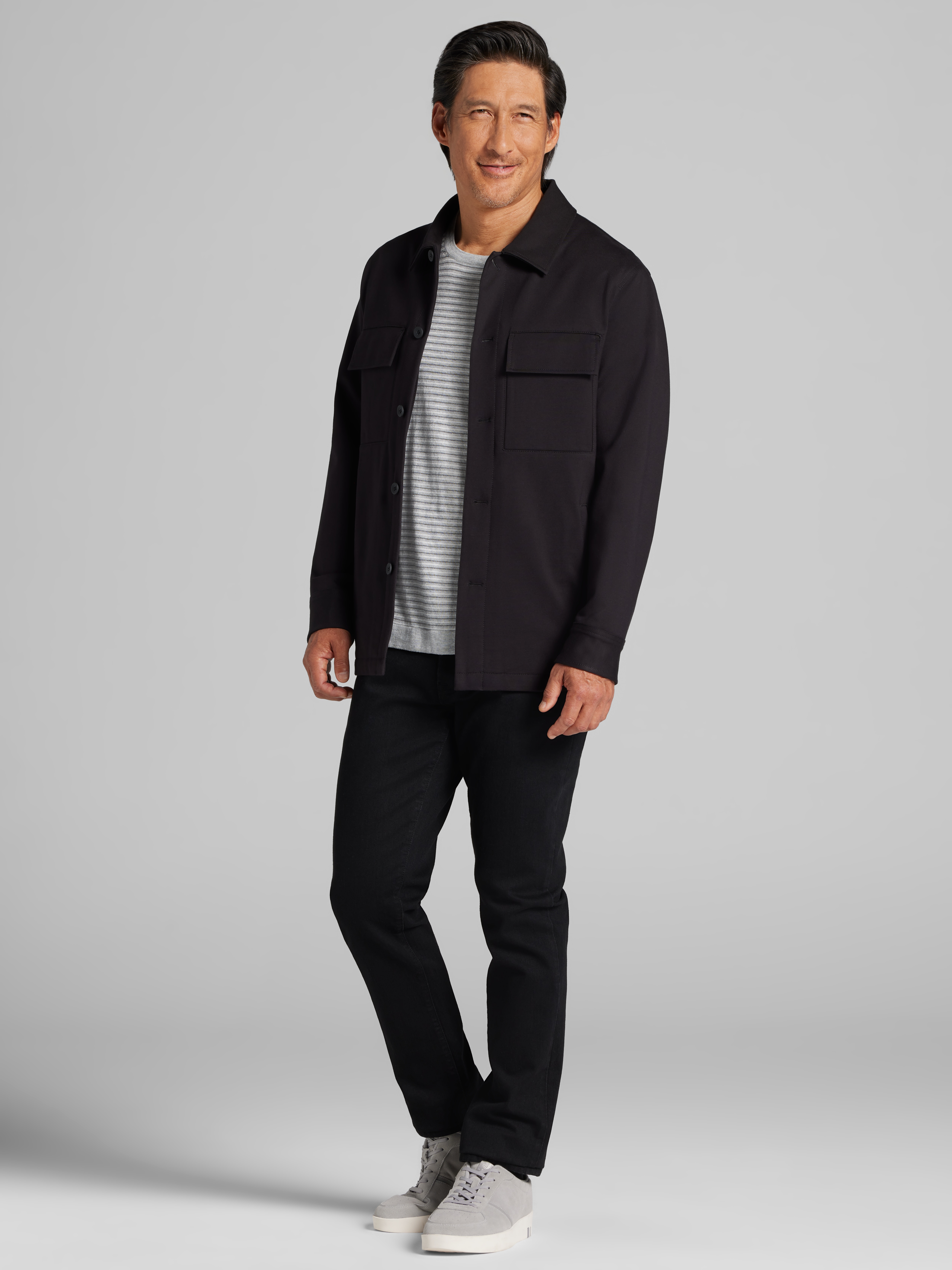 Modern Fit Shirt Jacket