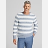 Joseph Abboud Modern Fit Striped Crew Neck Sweater